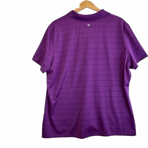 Callaway Women's Royal Purple Button Down Shirt XXL - Picture 2 of 4